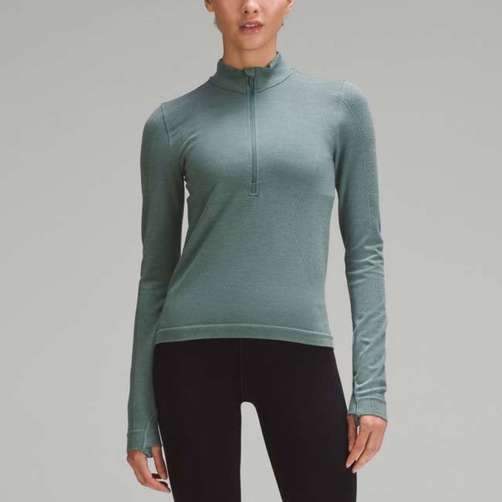 Lululemon merino wooo blend quarter zip pullover